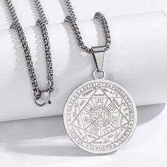 YILUOCD Archangels Sigil Talisman Necklace for Spiritual Protection