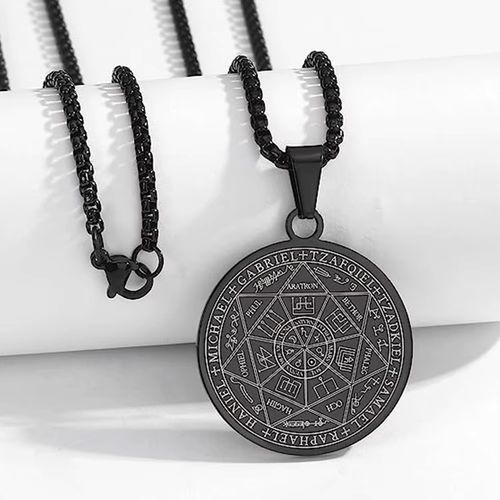 YILUOCD Archangels Sigil Talisman Necklace for Spiritual Protection