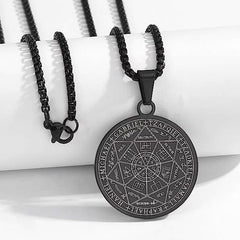 YILUOCD Archangels Sigil Talisman Necklace for Spiritual Protection