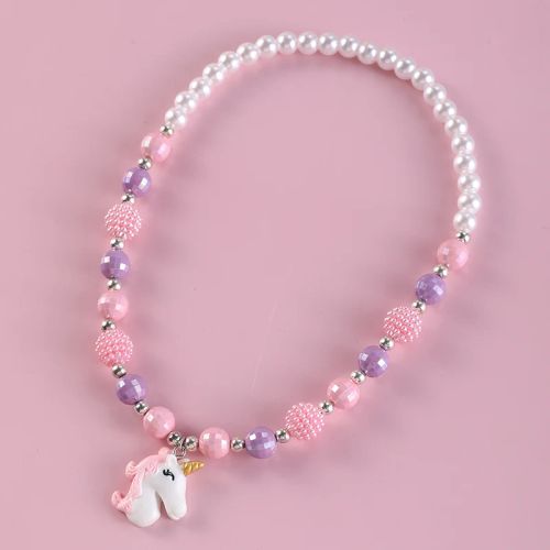 Makersland Trendy Beaded Necklace for Kids - Stylish Accessories - YYXL0114