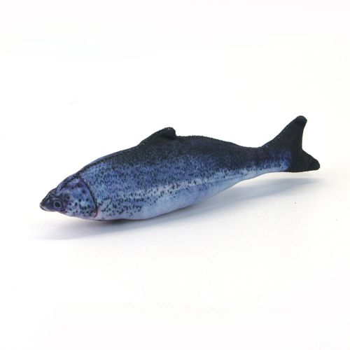 ANGDUO Interactive Plush Fish Cat Toy for Training & Entertainment - Salmon