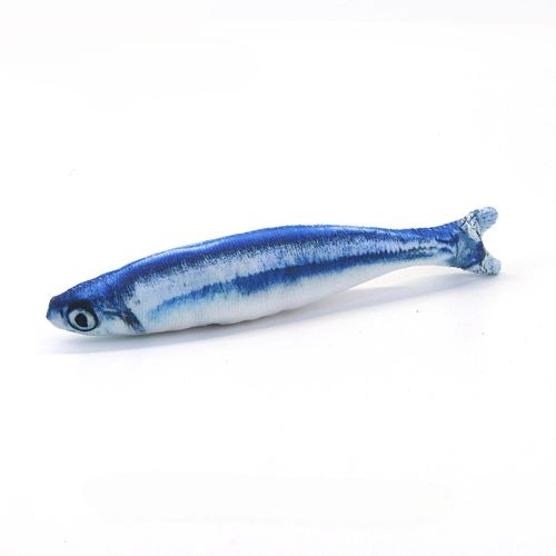 ANGDUO Interactive Plush Fish Cat Toy for Training & Entertainment - Saury