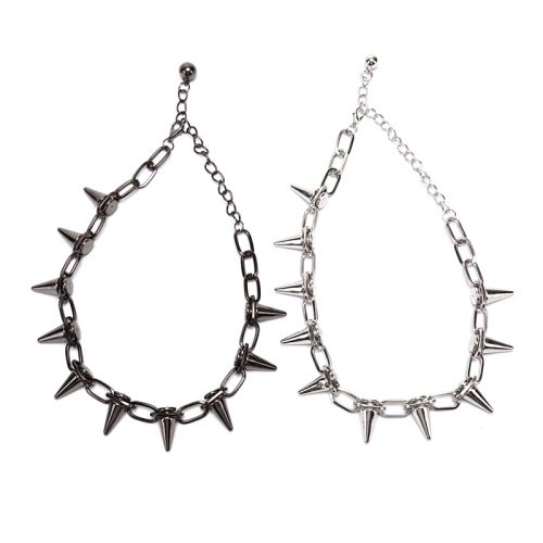 JETTING Unique Spike Rivet Necklace for Stylish Decoration