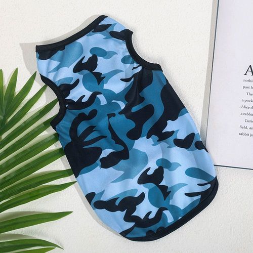 SFG HOUSE High-Quality Pet Clothes for Dogs & Cats - Spring/Summer Apparel - Blue / M