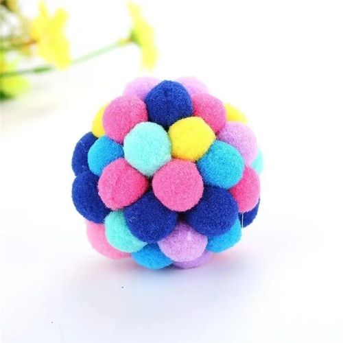 Multicolour Catnip Balls - Fun & Durable Pet Toys for Cats