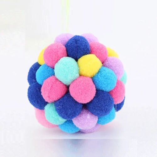 Multicolour Catnip Balls - Fun & Durable Pet Toys for Cats