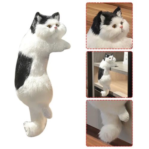 Soft Plush Cat Toy - Adorable Design for Comfort & Play - Black cat