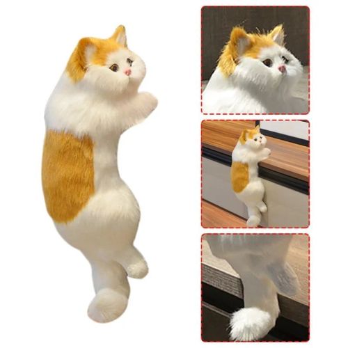 Soft Plush Cat Toy - Adorable Design for Comfort & Play - Yellow cat