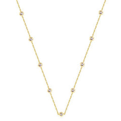 LUXUSTEEL Colourful Crystal Pendant Necklace - Fashionable Accessory