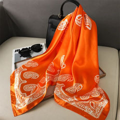 SENAIFEI Floral Scarf - Multifunctional Design for All Seasons