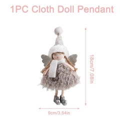 Huiran Charming Angel Dolls - Festive Decorations for Home & Gifts