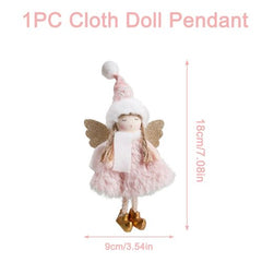 Huiran Charming Angel Dolls - Festive Decorations for Home & Gifts