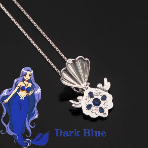 DUODUOBAO Mermaid Melody Shell Pendant Choker Cosplay Necklace