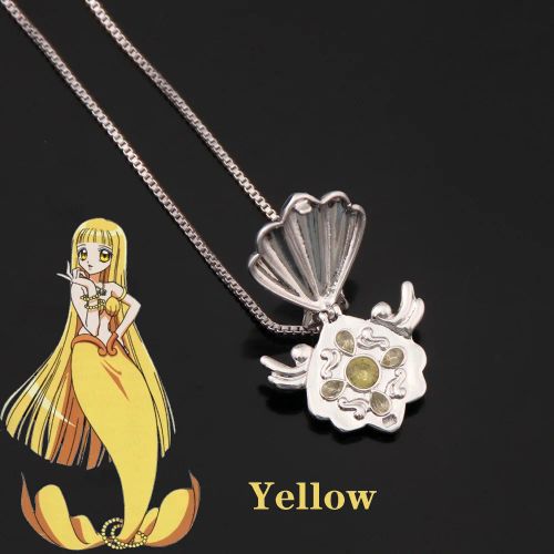 DUODUOBAO Mermaid Melody Shell Pendant Choker Cosplay Necklace