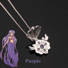 DUODUOBAO Mermaid Melody Shell Pendant Choker Cosplay Necklace