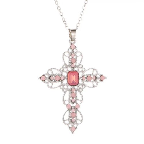 Faitolagi Stylish Cross Pendant Necklace - Trendy Fashion Accessory