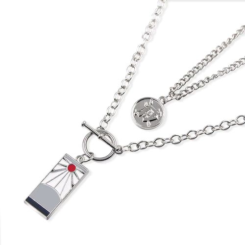 SONGCHANGJEWELRY Demon Slayer Pendant Necklace - Trendy Decoration Accessory - Zinc alloy