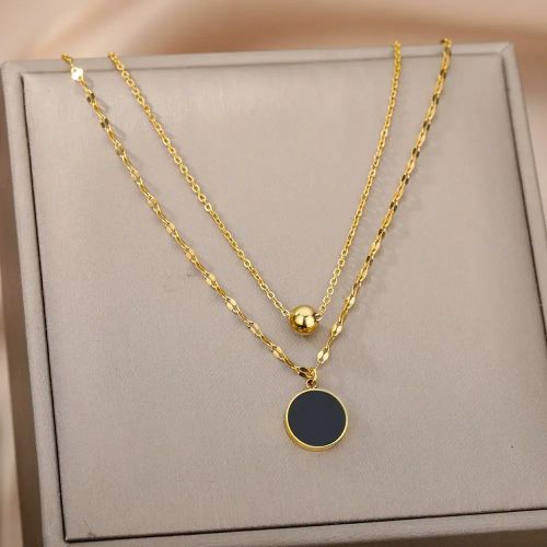 HPTOTMG Stainless Steel Pendant Necklace - Stylish & Durable Jewelry