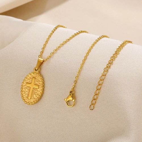 HPTOTMG Stainless Steel Pendant Necklace - Stylish & Durable Jewelry