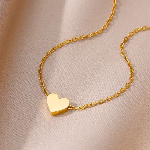 HPTOTMG Stainless Steel Pendant Necklace - Stylish & Durable Jewelry - 17