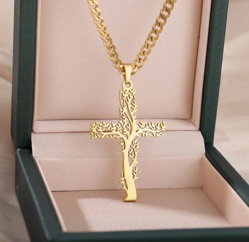 HPTOTMG Stainless Steel Pendant Necklace - Stylish & Durable Jewelry - 19