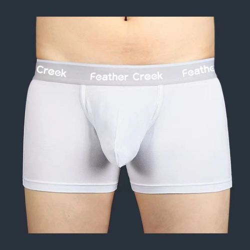 Comfortable Boxer Shorts with Large Pockets - Men’s Underwear - WHITE / XXXL42cm