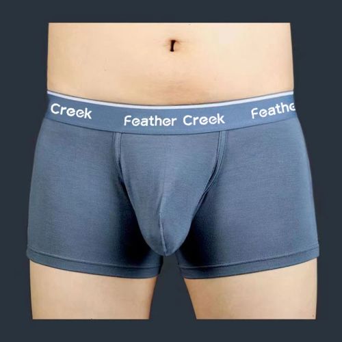 Comfortable Boxer Shorts with Large Pockets - Men’s Underwear - Blue / L36cm