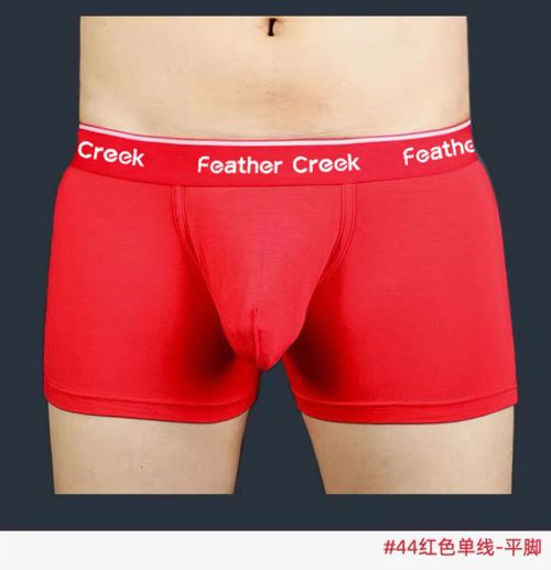 Comfortable Boxer Shorts with Large Pockets - Men’s Underwear - Red / XXL40cm