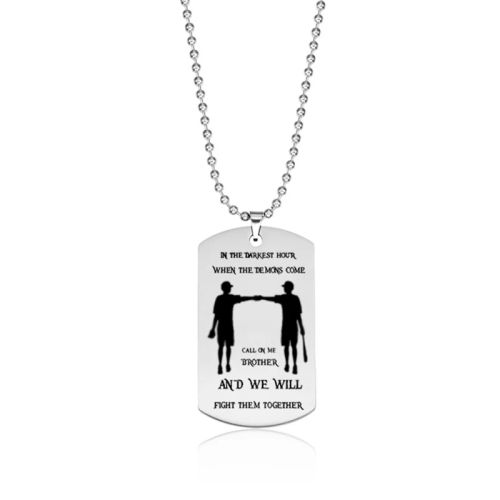 YIYUYIHUA Stylish Anime Pendant Necklace - Fight Demons Together - 7