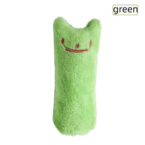 Catnip Plush Toy - Fun & Engaging Cat Toy for Playtime - green