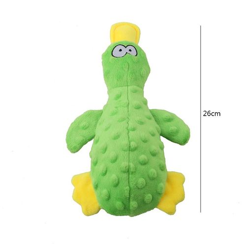 YOUSE Squeaky Plush Toy - Bite-Resistant Fun for Dogs - Green
