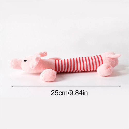 YOUSE Squeaky Plush Toy - Bite-Resistant Fun for Dogs - CWWJ-4-Pink