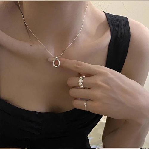 Ventfille Silver Asymmetric Heart Necklace - Elegant Party Jewellery