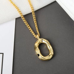 FOXANRY Water Drop Pendant Necklace - Trendy Fashion Accessory