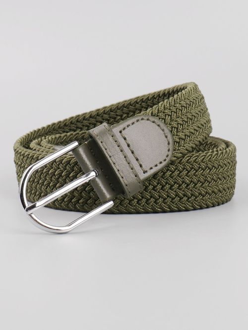 Elastic Canvas Belts - Versatile Knitted Tactical Strap for Casual Wear