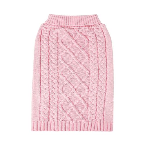 Christmas Winter Warm Pet Clothes - Soft Knit Design for Dogs - Pink / M