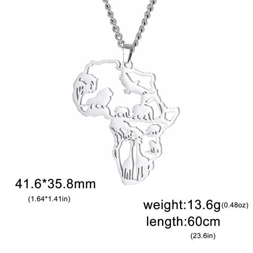 My Shape Animal Pendant Necklace - Stylish Stainless Steel Gift Necklace