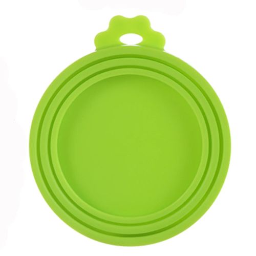 Food Silicone Sealing Cover - Reusable Fresh-keeping Lid for Pet Supplies - Green