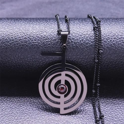 AFAWA Stainless Steel Trendy Mood Tracker Pendant Necklace