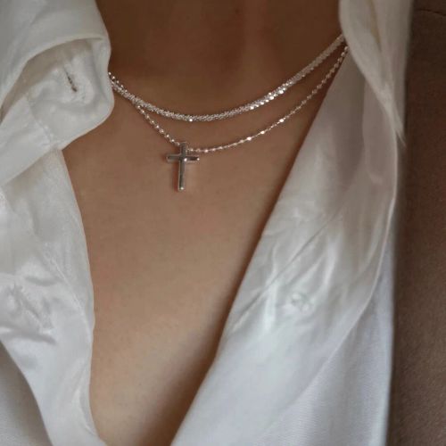 WKOUD Sparkling Clavicle Chain Necklace - Trendy Fashion Jewellery