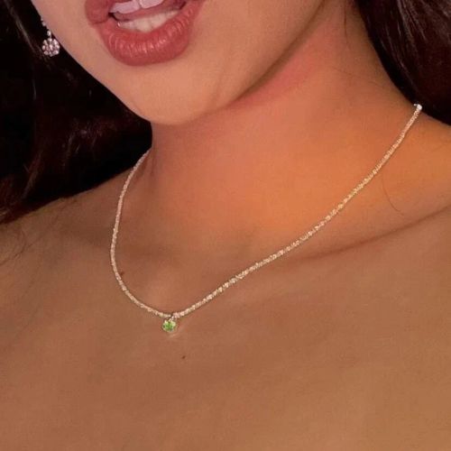 WKOUD Sparkling Clavicle Chain Necklace - Trendy Fashion Jewellery