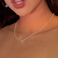 WKOUD Sparkling Clavicle Chain Necklace - Trendy Fashion Jewellery
