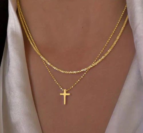 WKOUD Sparkling Clavicle Chain Necklace - Trendy Fashion Jewellery - 7