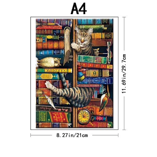 Animal Wooden Jigsaw Puzzle for Adults - Intelligence & Fun Games - A038-A4