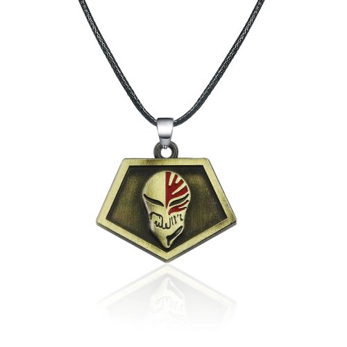 SONGCHANGJEWELRY Bleach Quincy Pendant Necklace - Stylish Cosplay Accessory - Gold-color