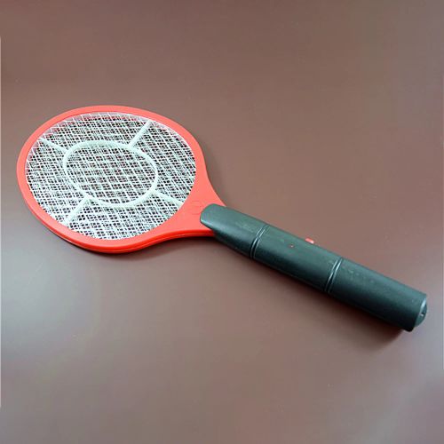 Electric Mosquito Zapper Racket - Portable Pest Control for Insects - Red