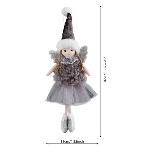 2024 Latest Christmas Angel Dolls - Beautiful Festive Decorations - Q23-011 Grey