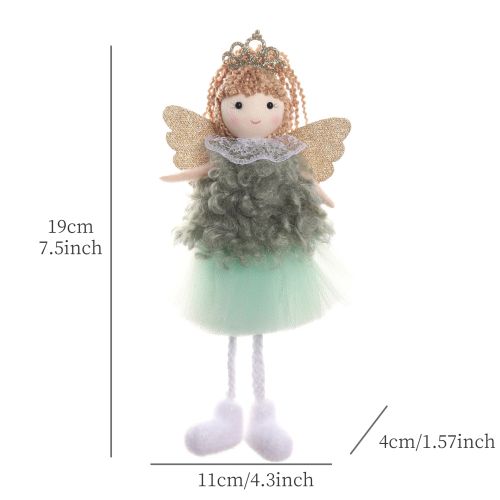 2024 Latest Christmas Angel Dolls - Beautiful Festive Decorations - Y23-026 ponytail