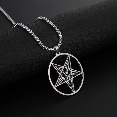 Skyrim Stainless Steel Pendant Necklace - Durable & Trendy Design - Style B - steel