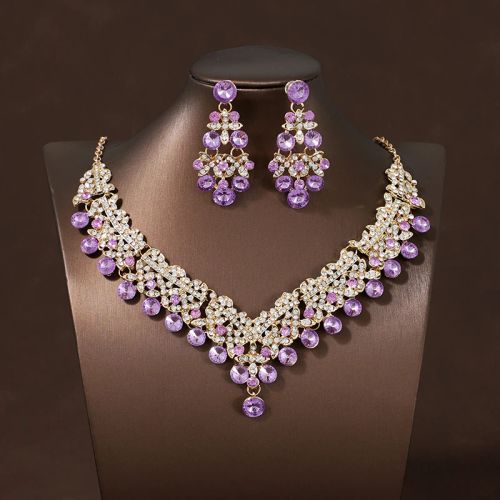 Itacazzo Exquisite Necklace & Earring Set for Weddings & Parties - XL-0003-C